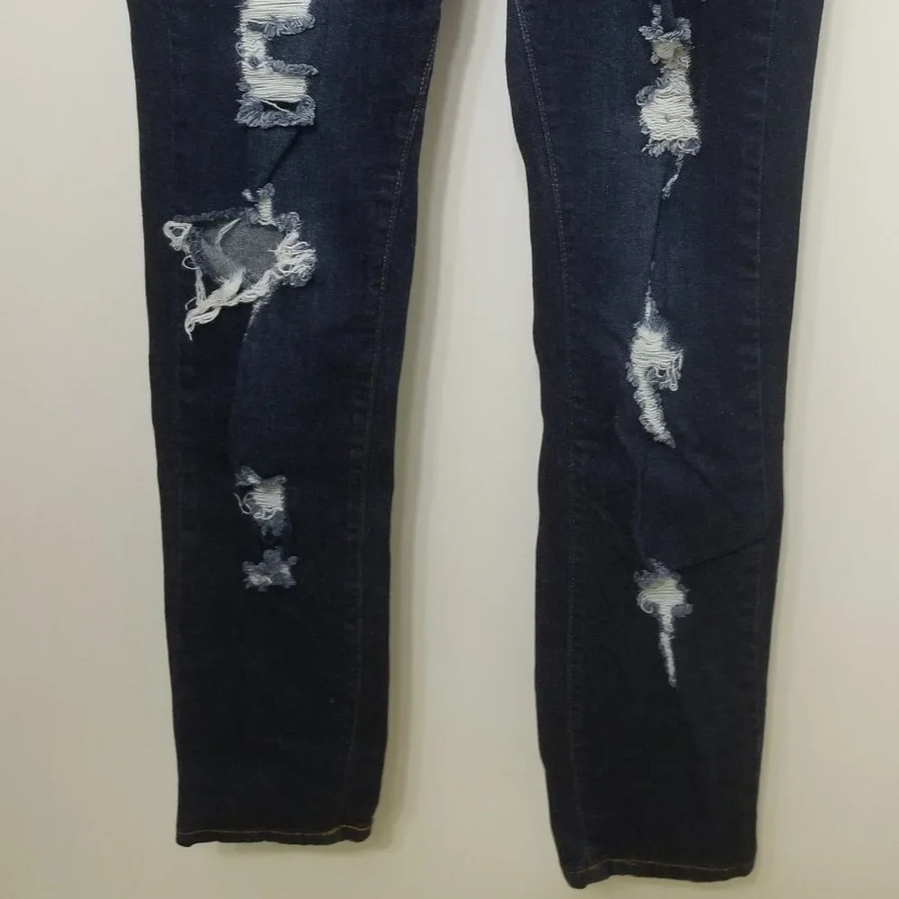 distressed VIP sz 9/10 women's jeans - Picture 2 of 9
